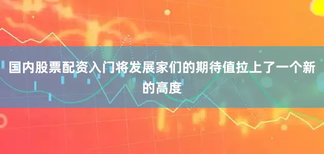 国内股票配资入门将发展家们的期待值拉上了一个新的高度
